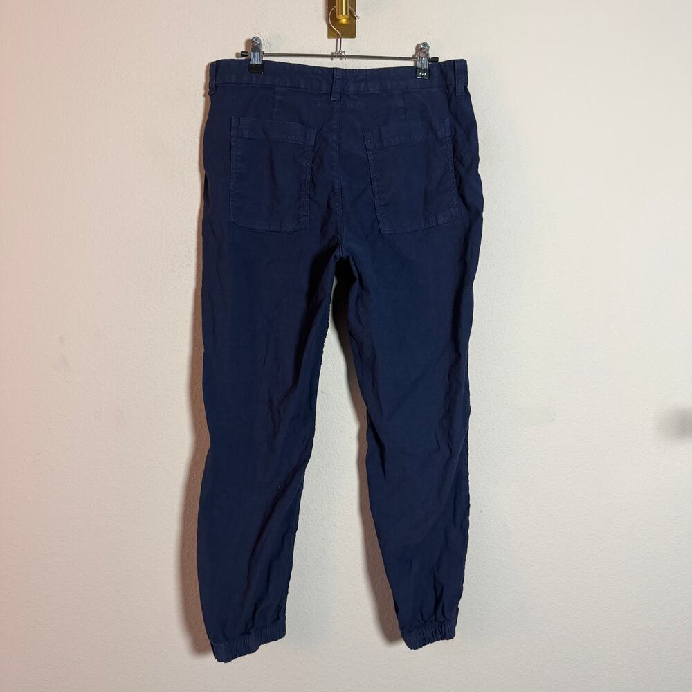 Frank & Eileen Jameson Utility Jogger in Navy Linen Size 10 - Picture 3 of 6